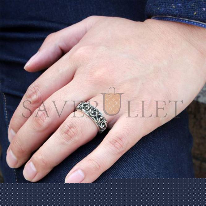 CHROME HEARTS ETERNITY VINE RING
